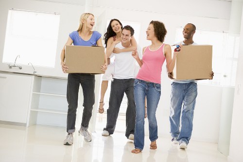 Removal team preparing a same day move in Greenwich
