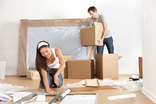Moving boxes and furniture with a man and van service in Greenwich