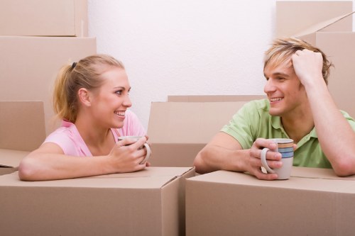 Removal team handling a home move in Greenwich