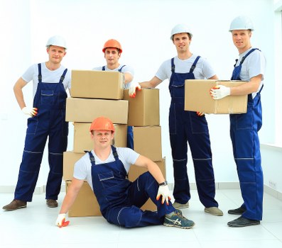 Careful packing and loading for a Greenwich house move