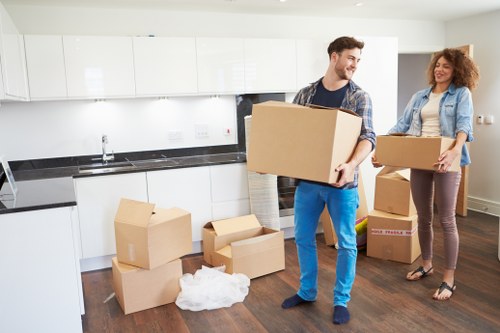 Packing and transport for a Greenwich commercial move