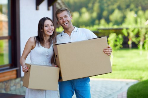 Van service helping with a flat move in Greenwich